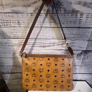 MCM Visetos Monogram Shoulder Bag